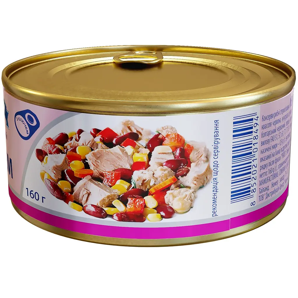 Салат з тунцем Аквамарин Мексиканський 160 г - фото 2