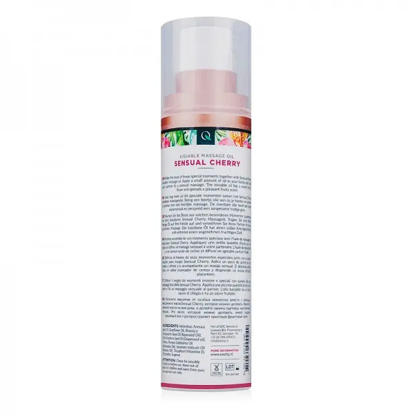 Массажное масло Exotiq Massage Oil Sensual Cherry 100 мл - фото 4