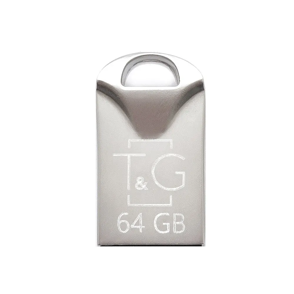 Флеш накопичувач USB 64Gb T G Metal TG106, сріблястий, USB 2.0 (TG106-64G)