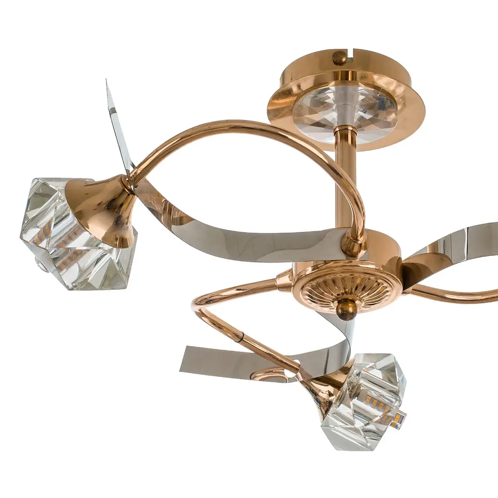 Люстра потолочная Brille галогенная G9 40W G (BR-371C/3) - фото 3