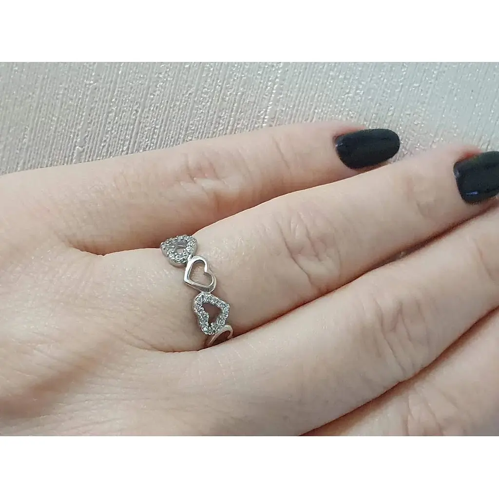 Срібне кільце Qvaliz з фіанітами. 901-01017 16 17,5 - фото 2