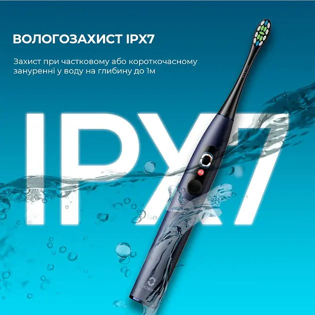 Электрическая зубная щетка Oclean X Pro Dark Blue Sonic Toothbrush - фото 10
