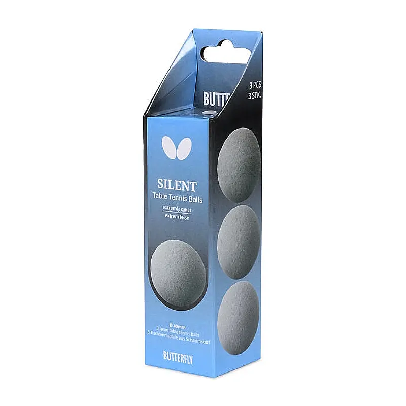 М'ячі для настільного тенісу Butterfly Silent Balls 3 шт (7252550540) - фото 2