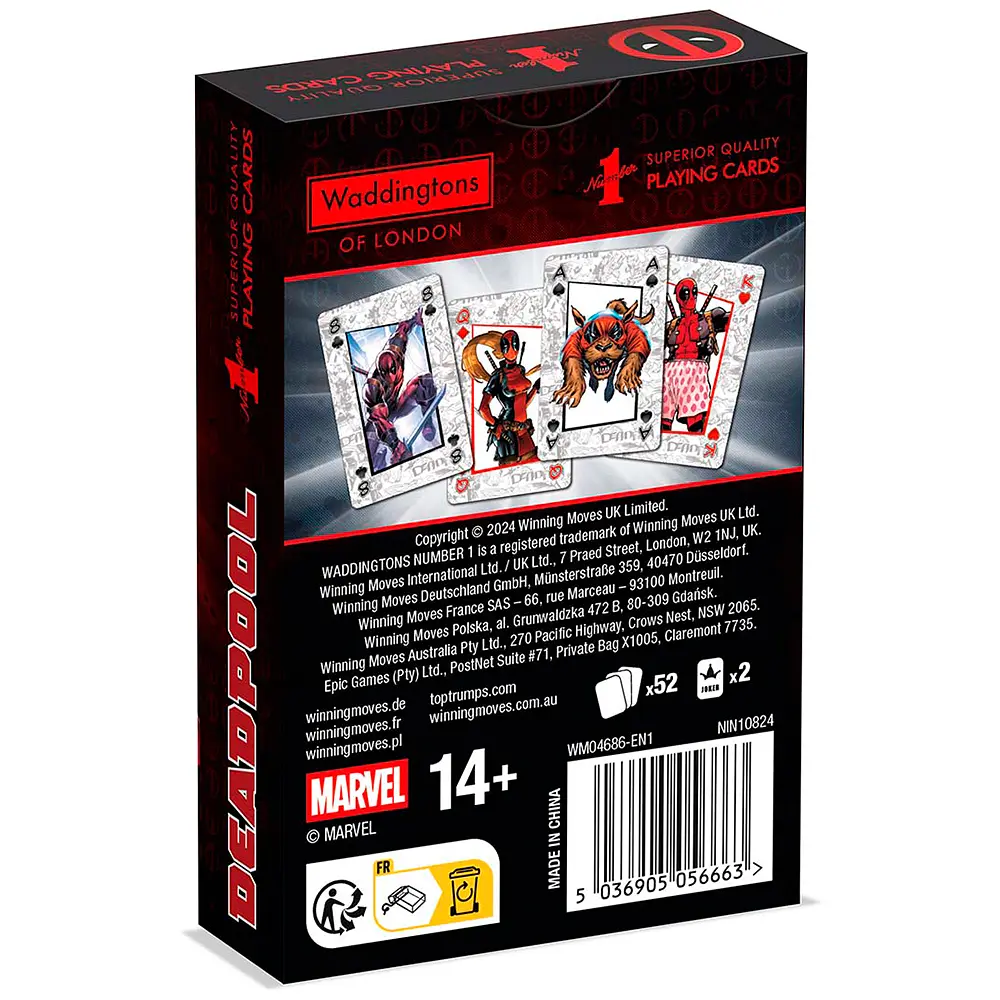 Гральні карти MARVEL Waddingtons No.1 - Deadpool - фото 2