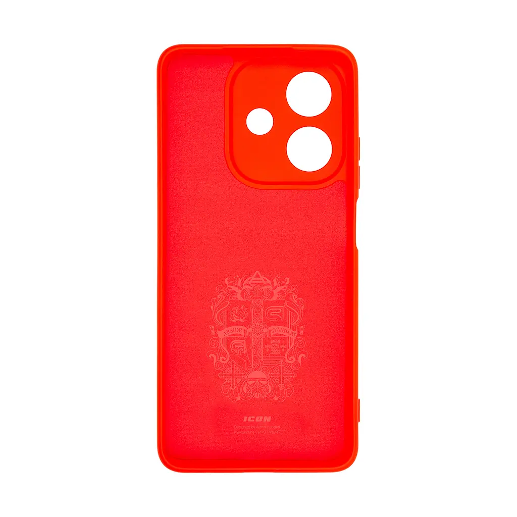 Чехол ArmorStandart ICON для OPPO A3 4G / A3x 4G / A40m 4G с камерой, красный (ARM80885) - фото 2