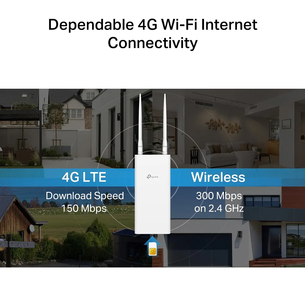 Зовнішній маршрутизатор TL-MR100 N300, 4G/LTE, 1xFE LAN/WAN TP-Link teh0017346 - фото 8