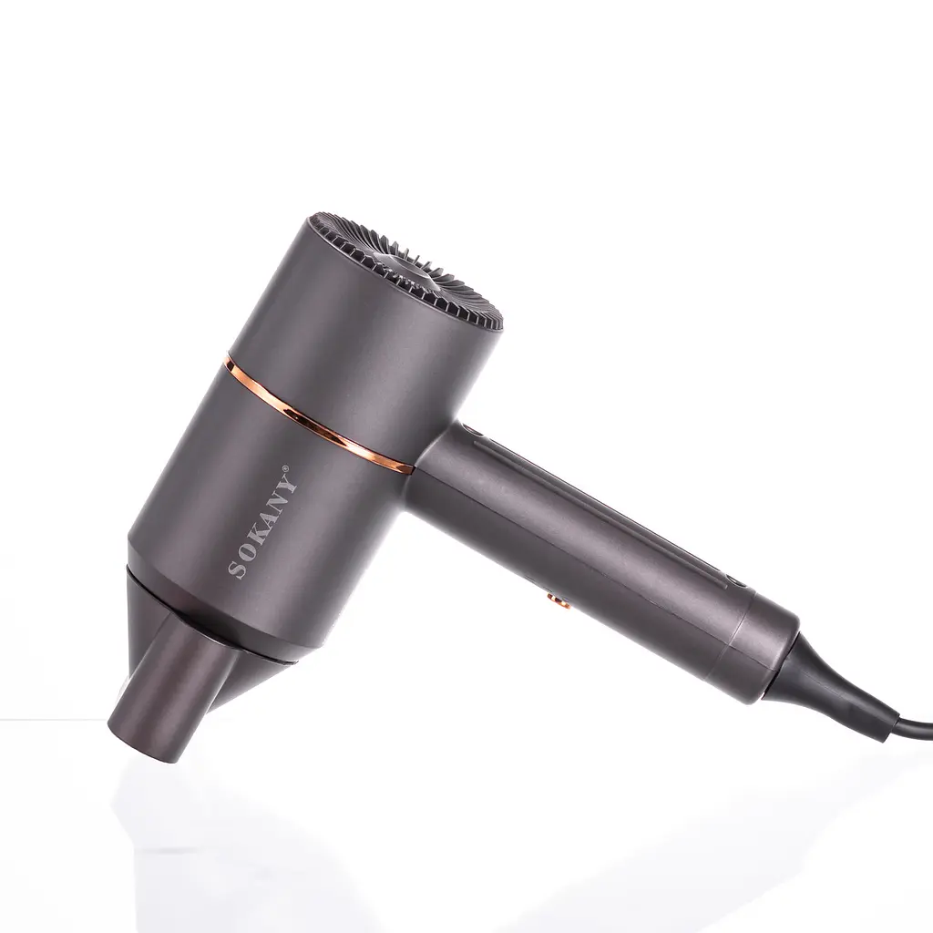 Фен для волосся Sokany SK-2202 з концентратором 1200 Вт Коричневий - фото 2