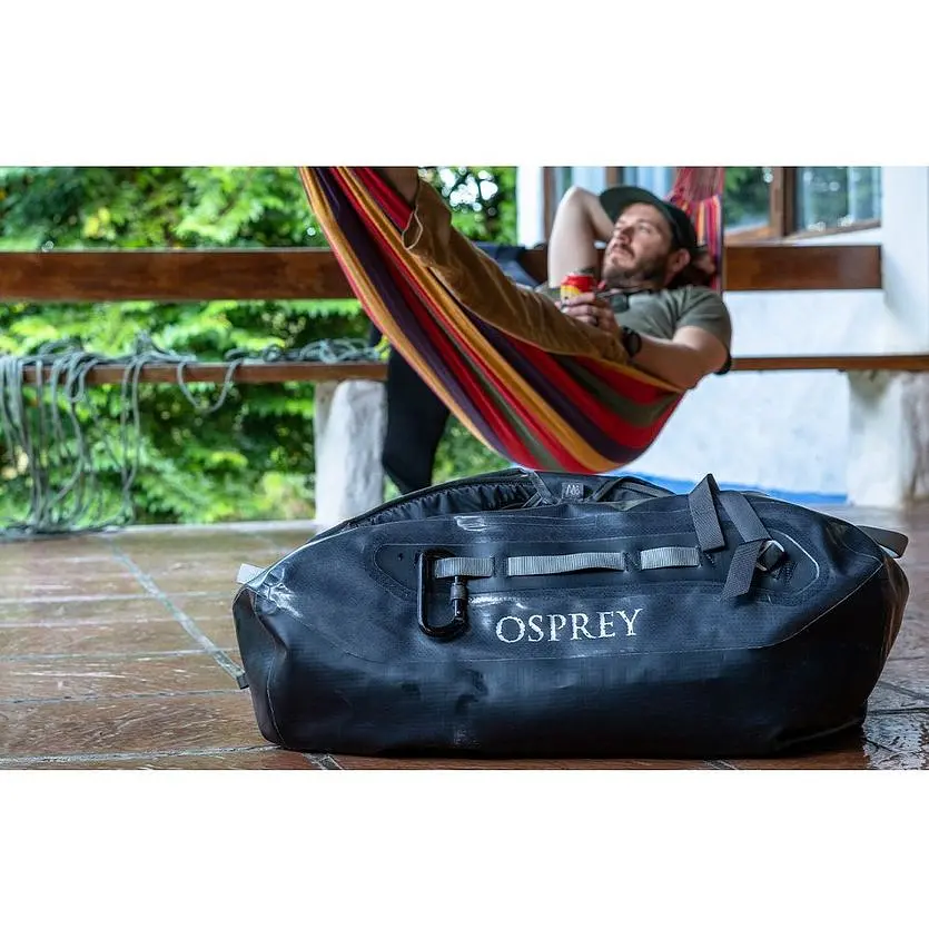 Сумка Osprey Transporter WP Duffel 100 оранжевая - фото 4