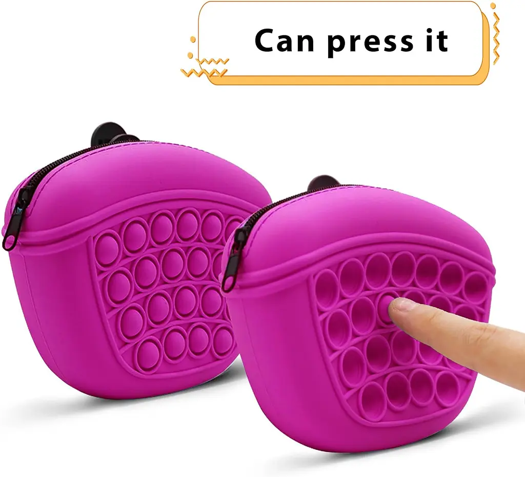 Силіконова сумка для ласощів собак Qinzcp Decompression з блискавкою і зажимом - фото 6