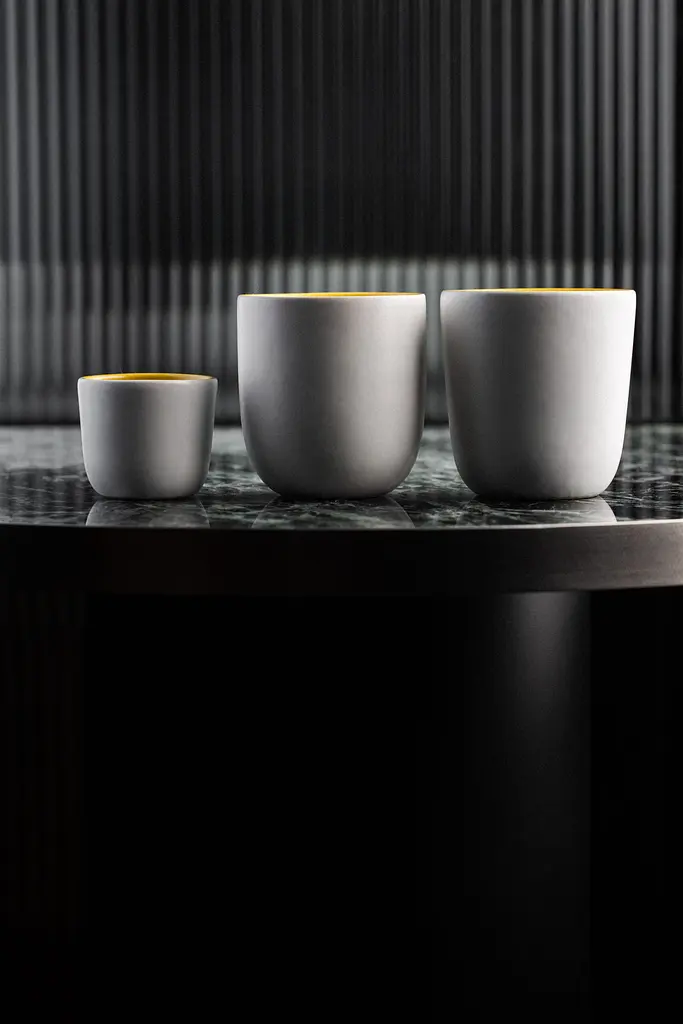 Чашка Barta Coffee Cup 160 мл Білий/Жовтий - фото 3