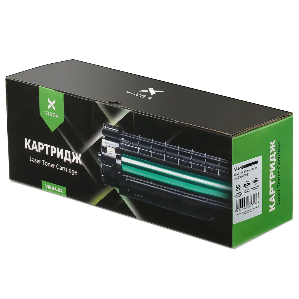 Картридж Vinga XEROX Phaser 3140/3155/3160 2.5K (V-L-108R00909) - фото 4