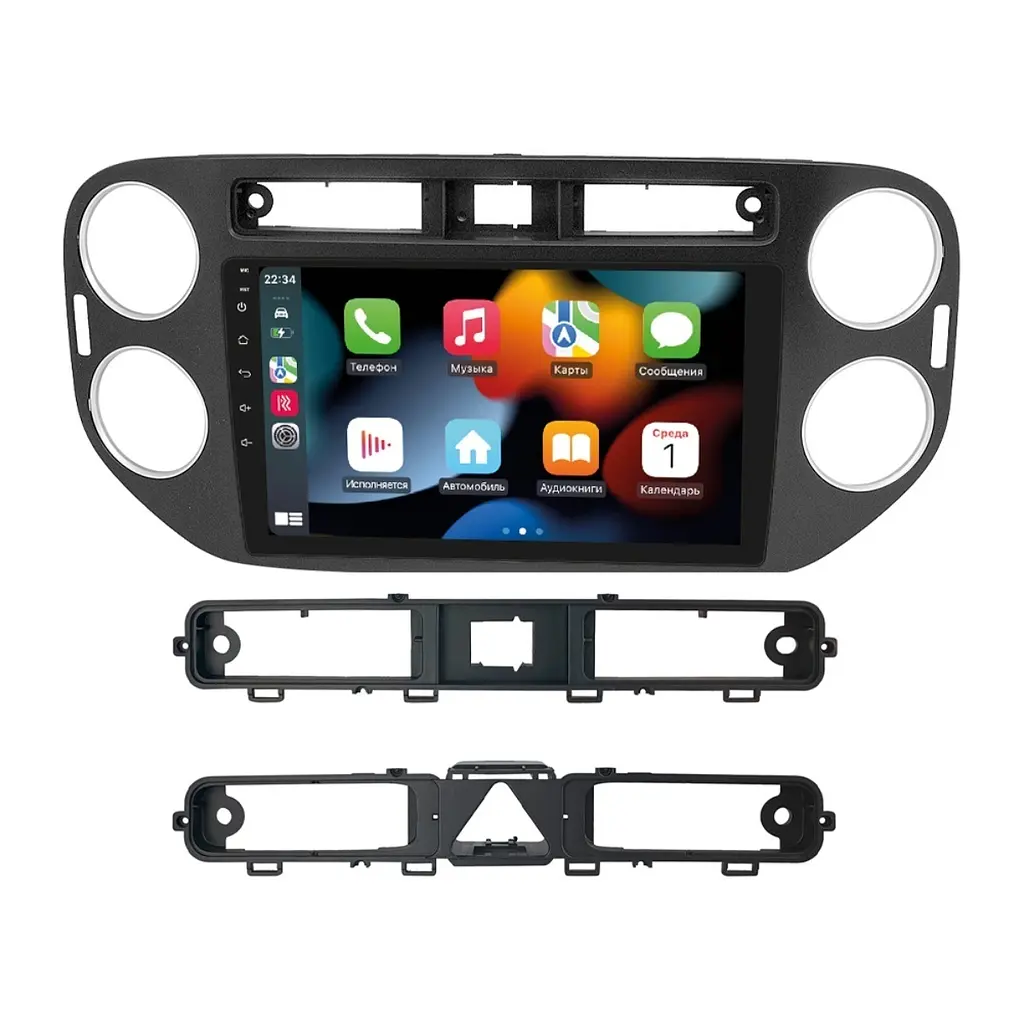 Штатна магнітола Volkswagen Tiguan 2011-2016 Black Decker D9-010 6x128, DSP, 4G, 2K Decker (НФ-00006895) - фото 2