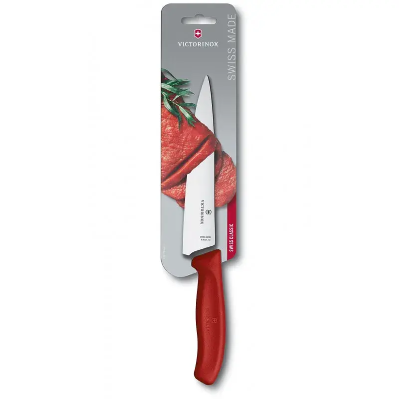 Кухонний ніж Victorinox SwissClassic Carving 19 см Red (6.8001.19B) - фото 2