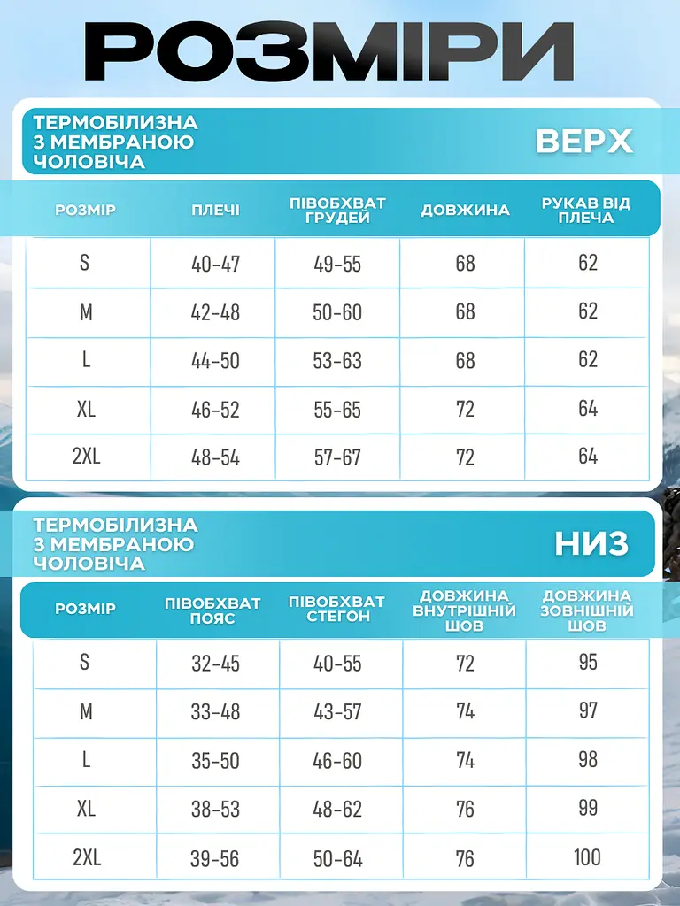 Комплект чоловічої термобілизни з мембраною: термолонгслів і термокальсони (кофта і кальсони), розмір L, у чорному кольорі - фото 4