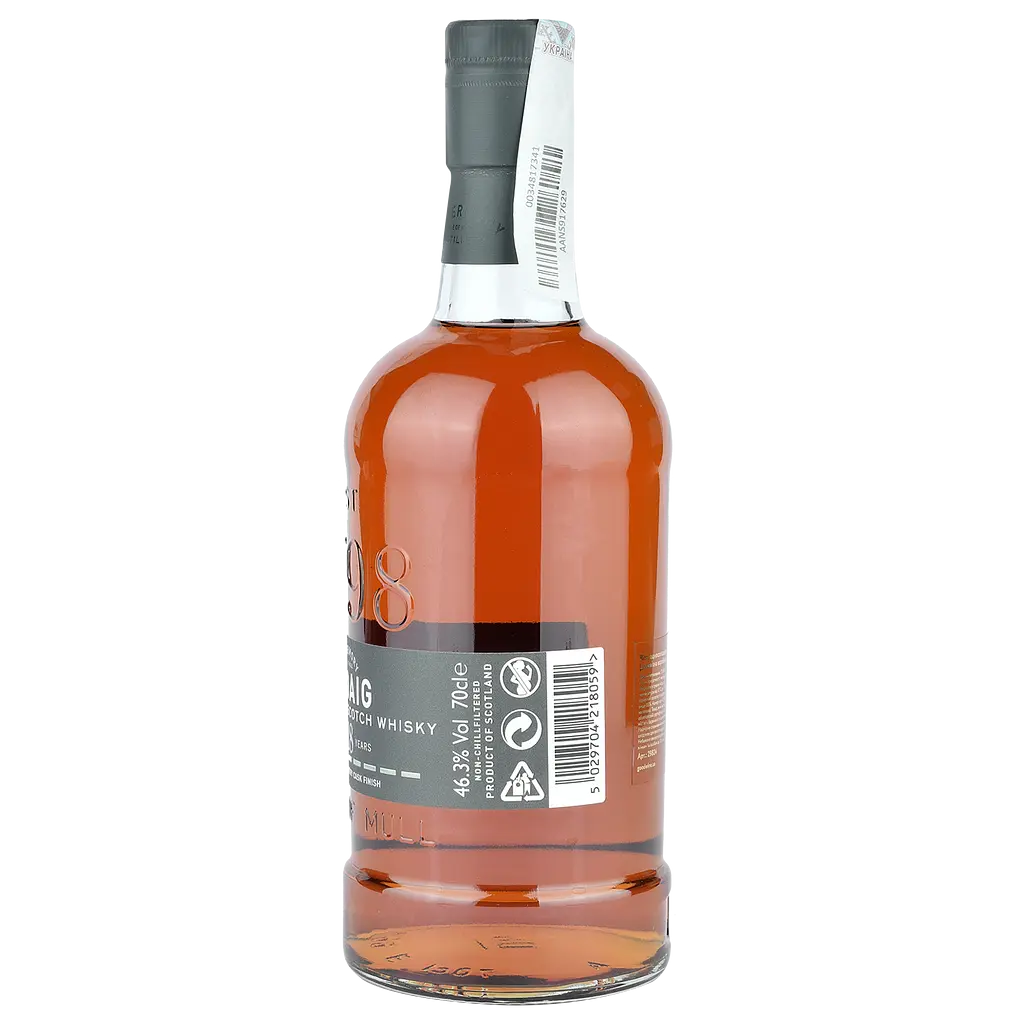 Виски Ledaig Single Malt Scotch Whisky 18 yo, в подарочной упаковке, 46,3%, 0,7 л - фото 3