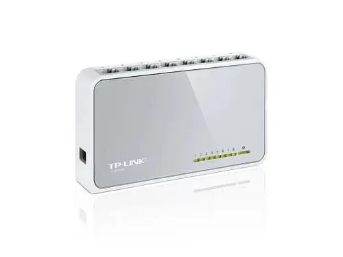 Комутатор TL-SF1008D, White/Gray, 8-портовий, 10/100 Мбіт/с TP-Link teh0028240