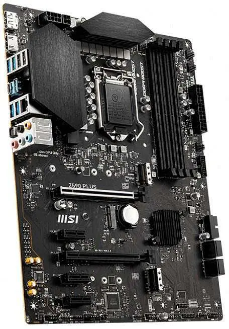 Материнська плата MSI Z590 PLUS (Z590 PLUS) (Socket 1200, Intel Z590, ATX) Б/в,U1 - фото 2