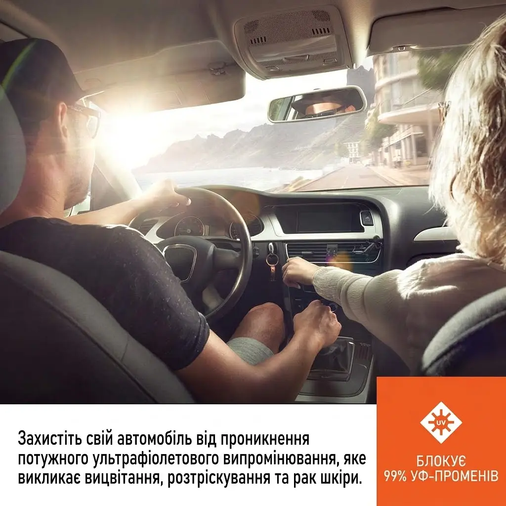 Керамічна Тонувальна плівка VLT 35% IR 95% UV 100% Ширина 50 см Довжина 1 Метр Атермальна (NC50100) - фото 3