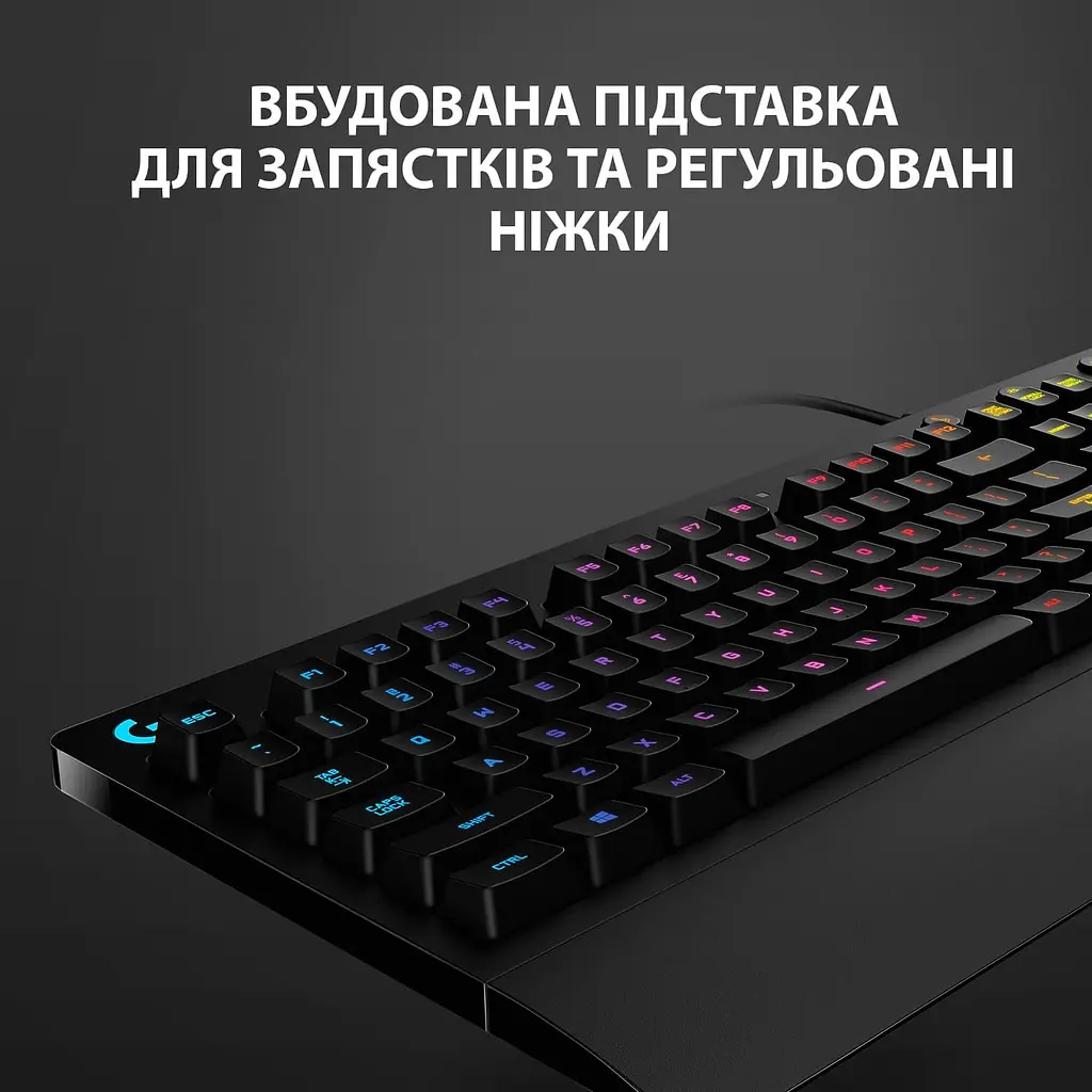 Клавіатура Logitech G213 Prodigy USB Black (920-010740) - фото 5