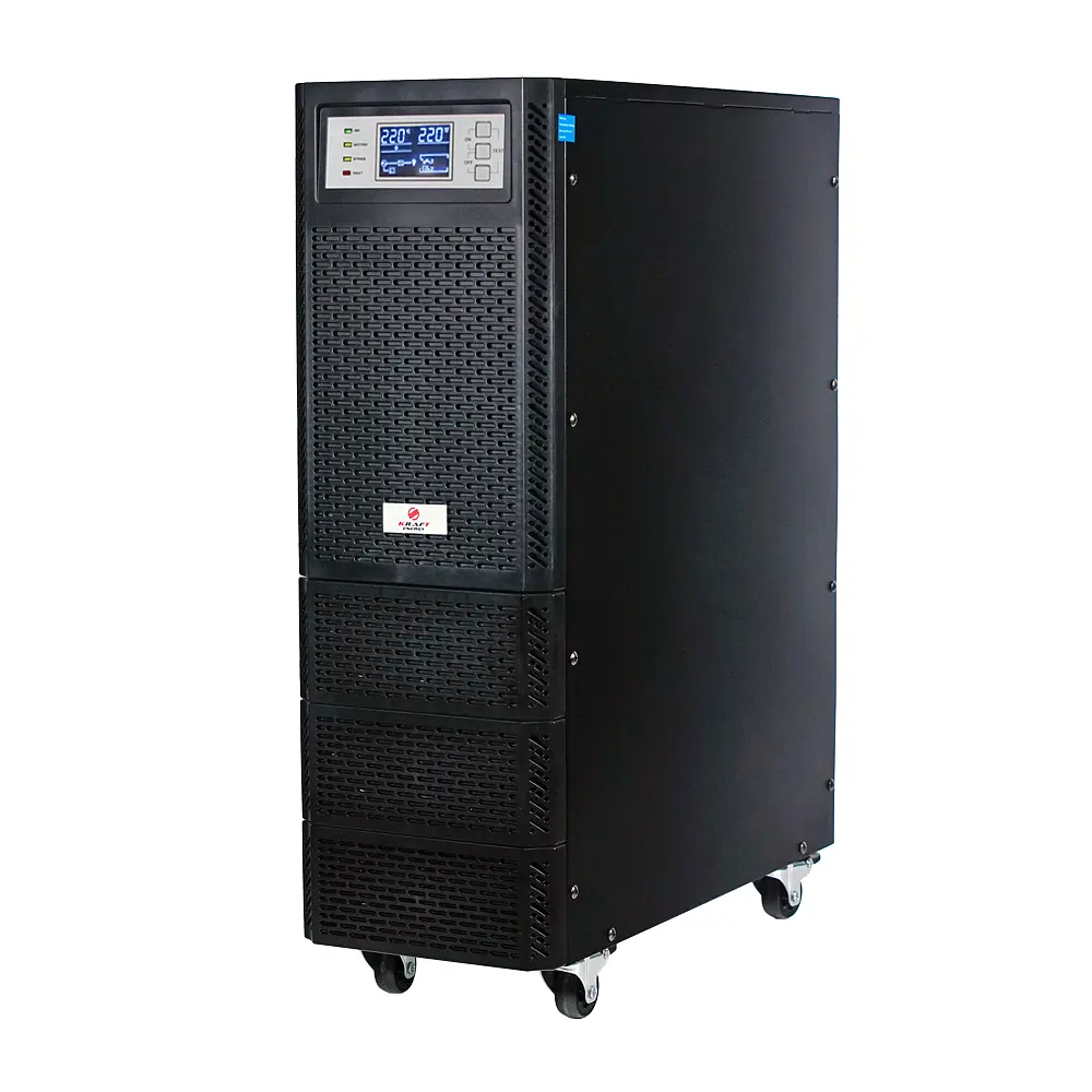 Джерело безперебійного живлення KRF-T10KVA/10KW(LCD) Pro Online UPS Kraft (42-00016) - фото 2