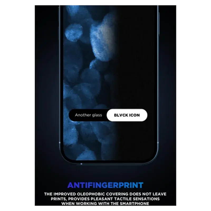Скло захисне Armorstandart Supreme Black Icon 3D Apple iPhone 15 Pro Max Black (ARM68224) - фото 6