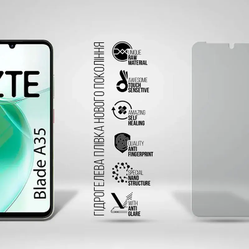 Плівка захисна Armorstandart Matte ZTE Blade A35 4G (ARM81505) - фото 2