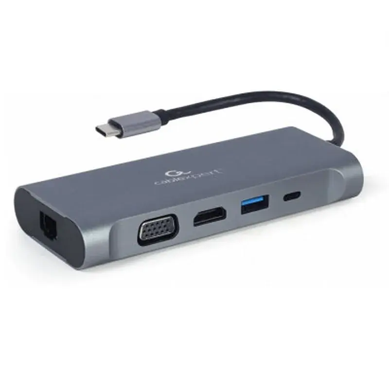 Концентратор Cablexpert USB-C 7-in-1 (A-CM-COMBO7-01) - фото 2