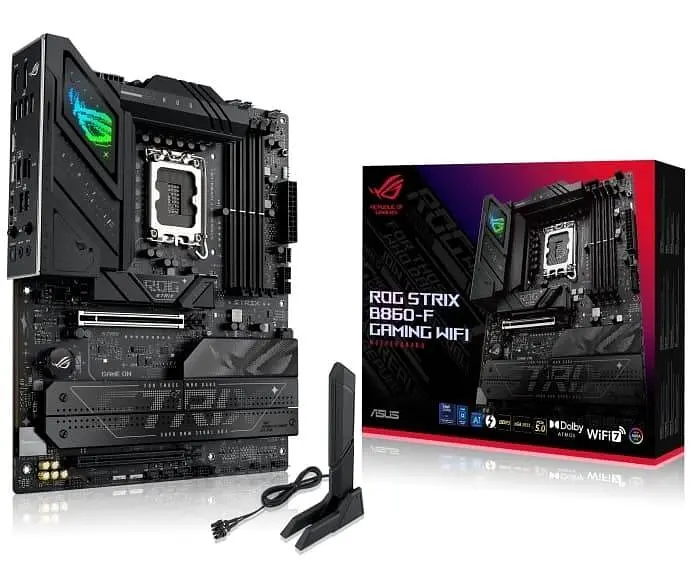 Материнська плата ASUS ROG STRIX B860-F GAMING WIFI (ROG STRIX B860-F GAMING WIFI) (Socket 1851, Intel B860, ATX) - фото 10
