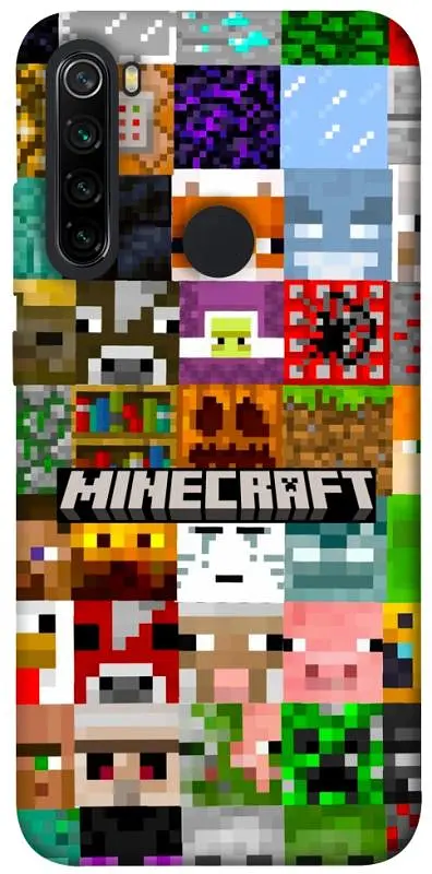 Чохол Demsky Minecraft collage для Xiaomi Redmi Note 8