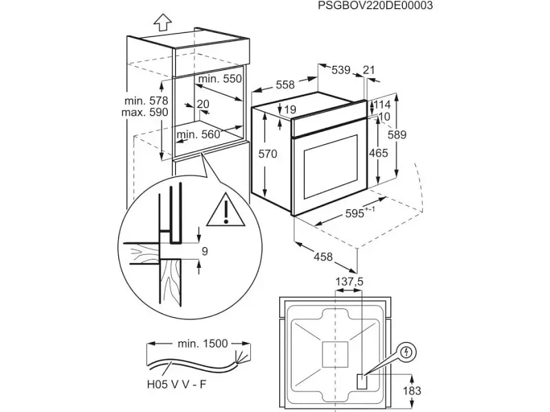 Духова шафа Electrolux EOF3H40BW - фото 9