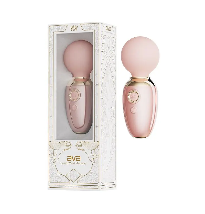 Смарт-вібромасажер Zalo - AVA Sakura Pink, 8 режимів, підігрів, дуже потужний та компактний - фото 5