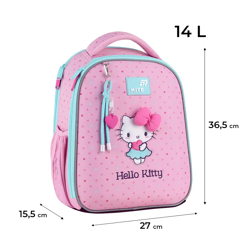 Рюкзак для початкової школи Kite Education каркасний 555 HK-1 Рожевий (HK26-555S-1) - фото 3