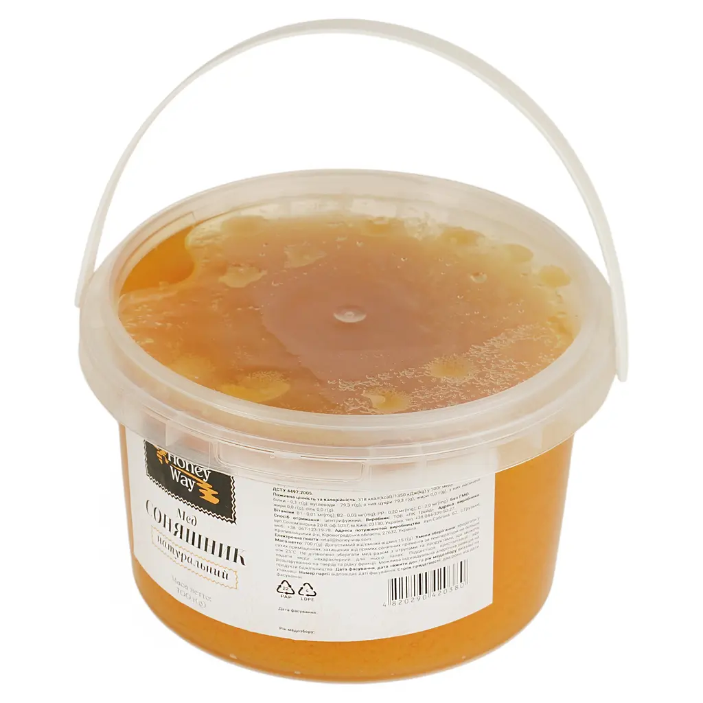 Мед соняшниковий Honey Way 700 г - фото 2