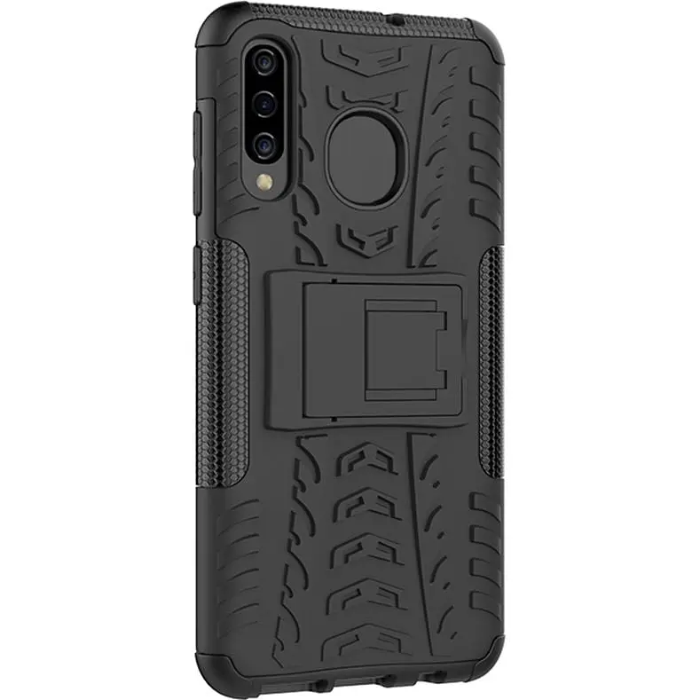 Чохол-накладка Toto Dazzle Kickstand 2 in 1 Case Samsung Galaxy A30s/A50/A50s Black - фото 2