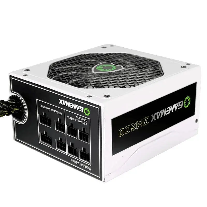 Блок живлення GameMax GM-600 600W 80+ Bronze (GM-600-WHITE) White Б/в - фото 3