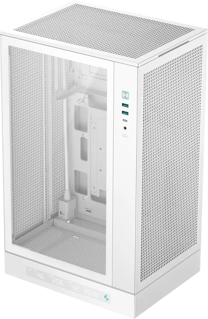 Корпус DeepCool CH270 Digital White (R-CH270-WHNDM0-G-1) - фото 2