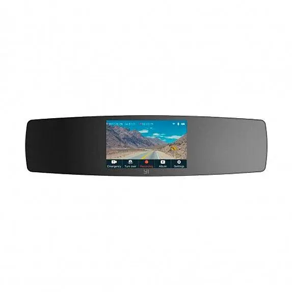 Автомобільний Відеореєстратор Yi Xiaomirror Dash Camera Black +камера заднього виду YI-89029 - фото 3