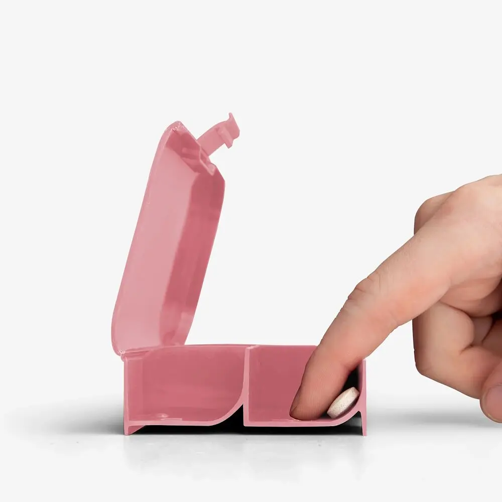 Таблетниця Smart Shake Pill Box Organizer 2-Pack Super Girl 13x8 см - фото 3