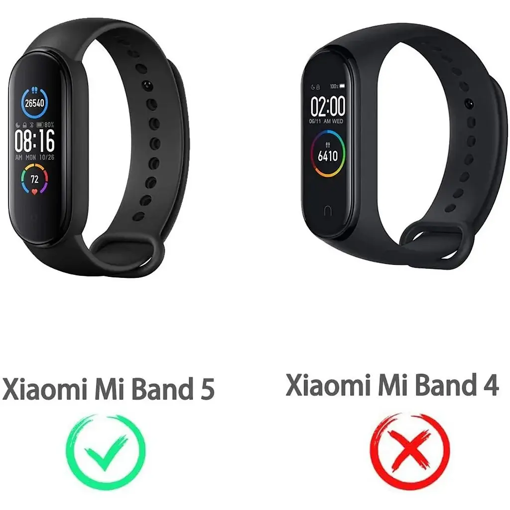 Силиконовый ремешок BeCover для Xiaomi Mi Smart Band 5 / Mi Smart Band 6 Red (705071) - фото 2