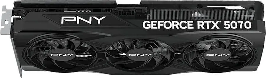 Відеокарта PNY RTX 5070 12GB Overclocked Triple Fan (VCG507012TFXPB1-O) (GDDR7, 192 bit, PCI-E v5.0 x16) - фото 6