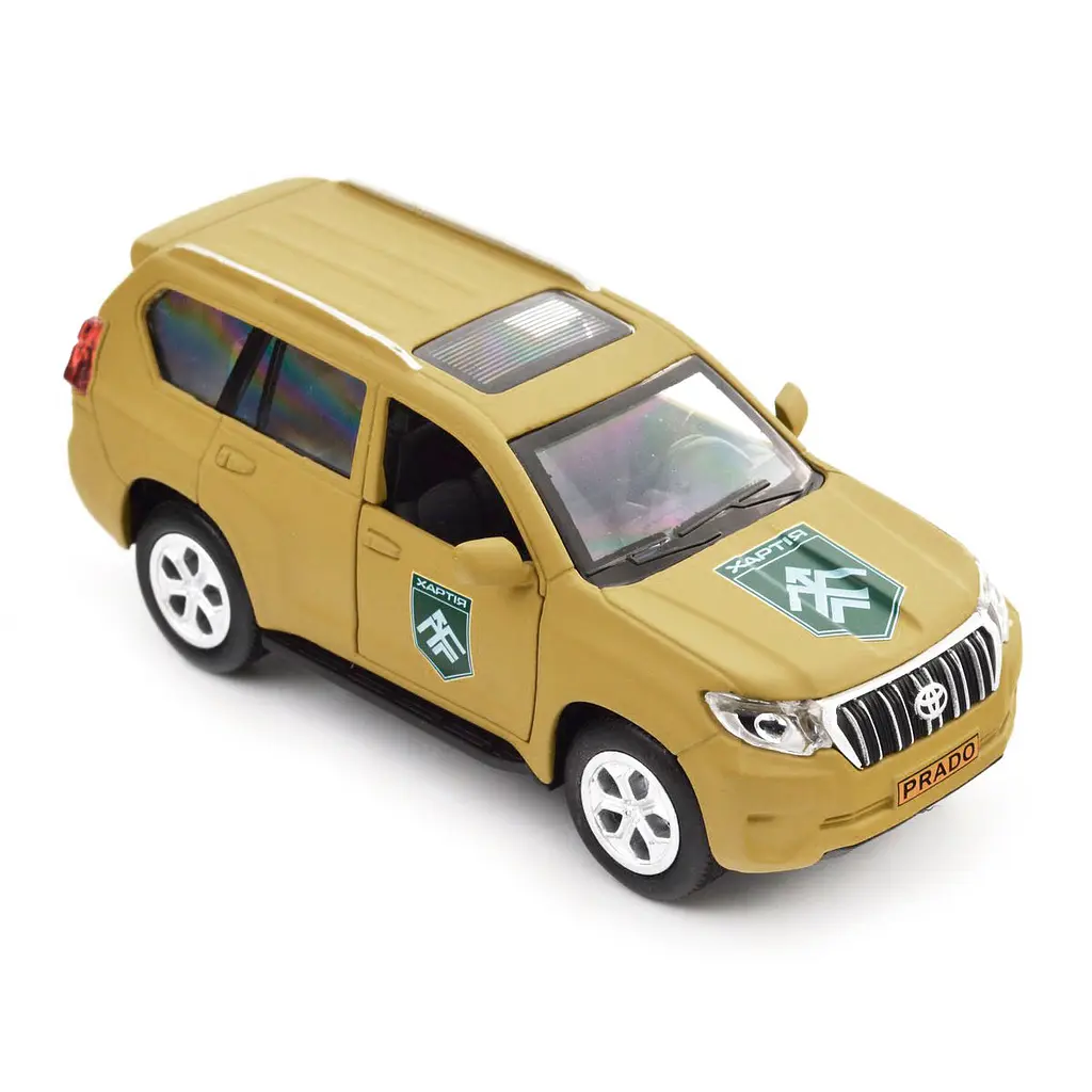 Автомодель TechnoDrive Шеврони Героїв Toyota Prado Хартія (KM6188) - фото 2