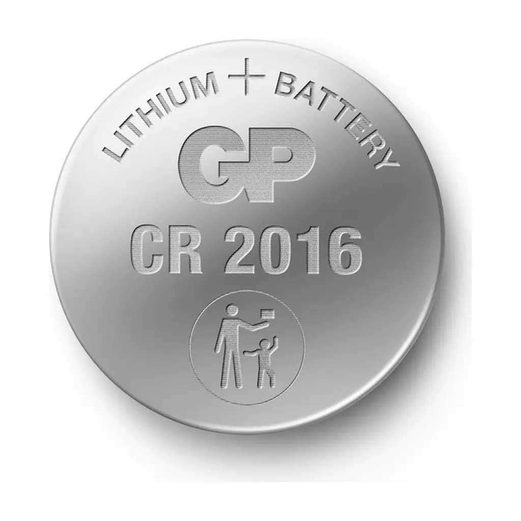 Батарейка Gp CR2016 Lithium 3.0V x 1 (відривається) (CR2016-8U5 / 4891199001123) - фото 2
