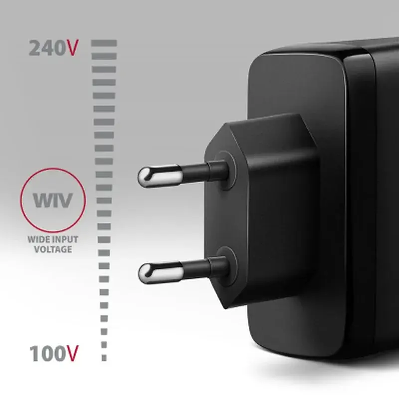 Зарядний пристрій AXAGON 1xUSB + 2xUSB-C 100W QC4+ PD3.0 PPS black (ACU-DPQ100) - фото 4