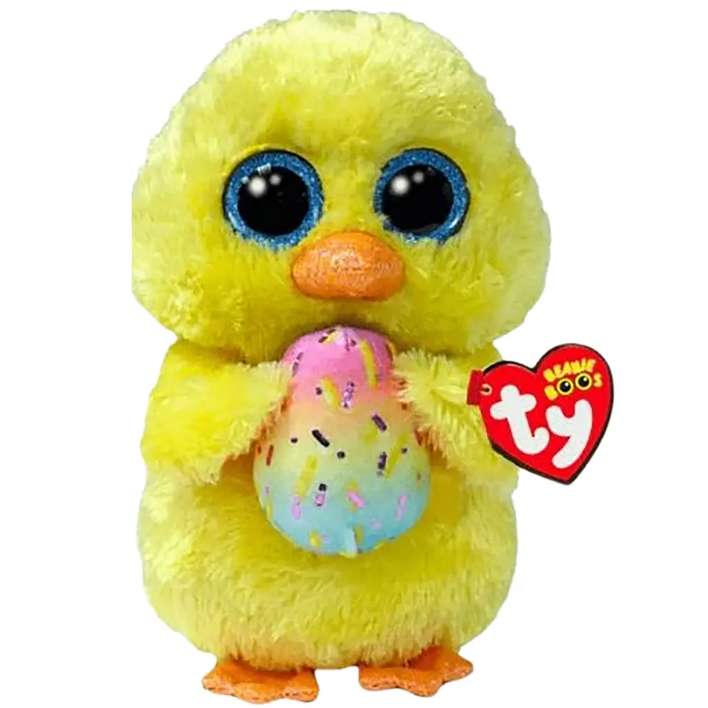 М'яка іграшка TY Beanie Boo's Marigold  Курча 15 см жовта (37370) - фото 1