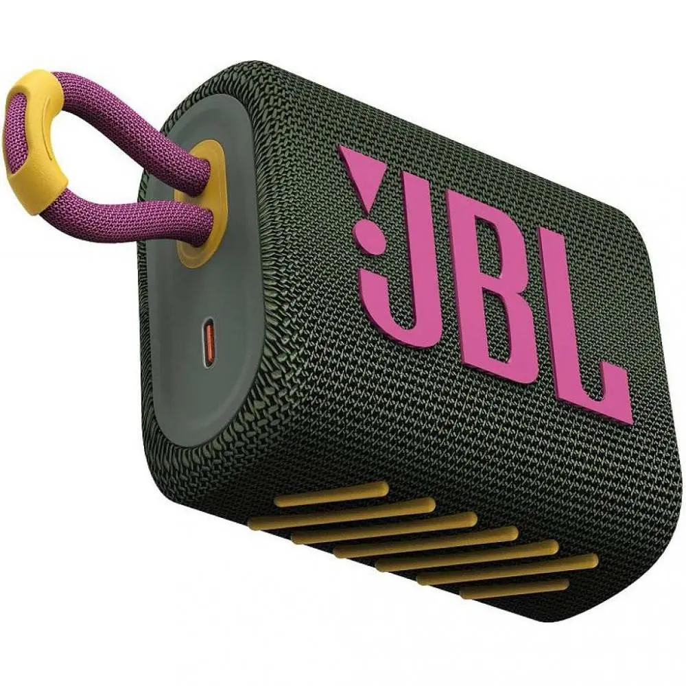 Портативная колонка JBL GO 3 Geen (JBLGO3GRN) - фото 9