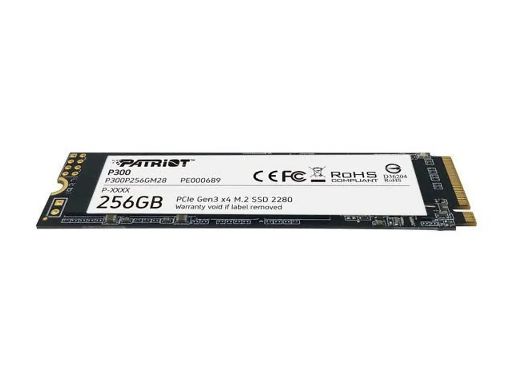 SSD накопичувач M.2 Patriot P300 256GB NVMe 2280 PCIe 3.0 3D TLC - фото 3