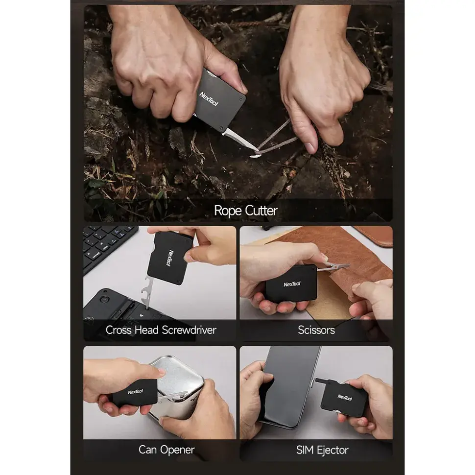 Мультитул NexTool Multi Functional Belt Tool P50 (NE20350) - фото 2
