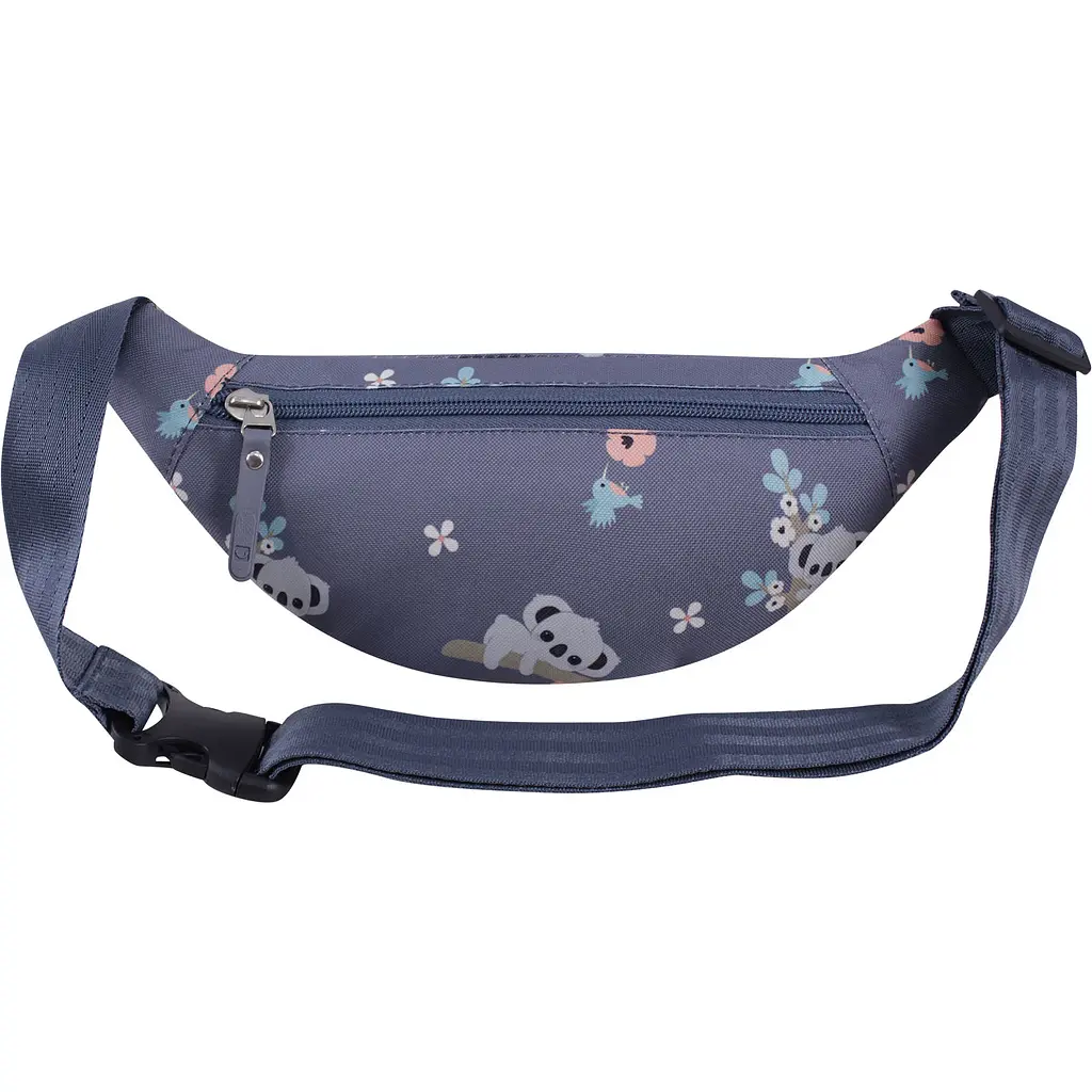 Сумка-бананка Bagland Bella 2 л сублимация 977 сиреневая с принтом (00202664) - фото 3