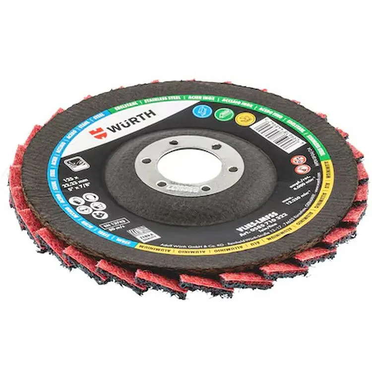 Диск пелюстковий Wurth Red Perfect 3D Fine Zebra флісовий D125 22.23 мм (0585710322) - фото 2