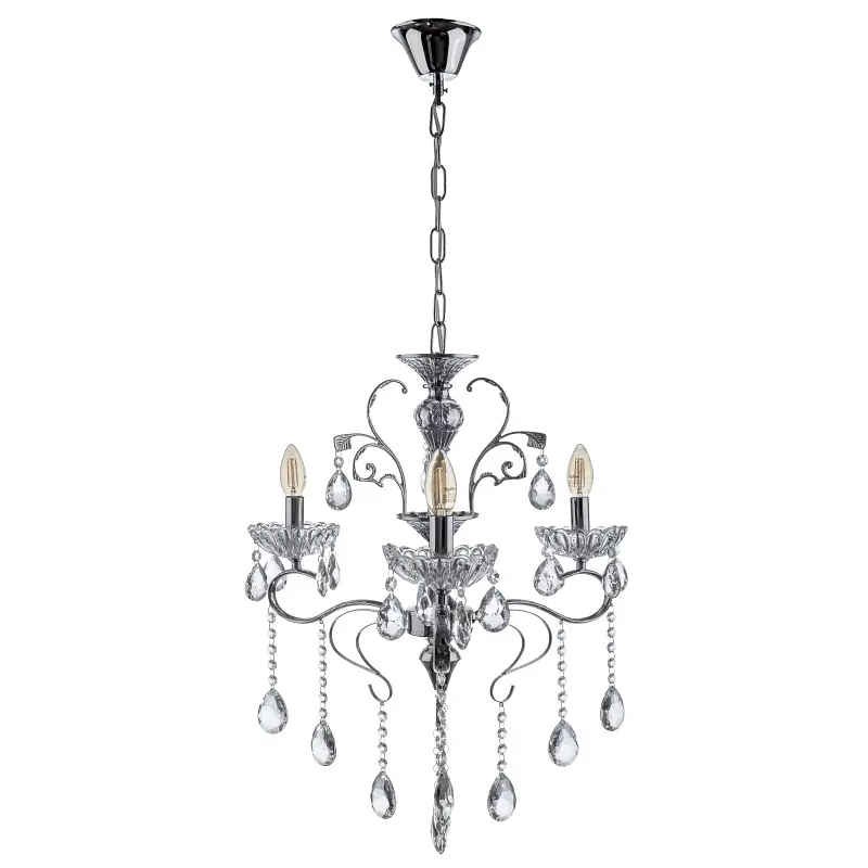 Люстра свеча Brille подвесная хрустальная E14 40W (BCL-667S/3) - фото 7